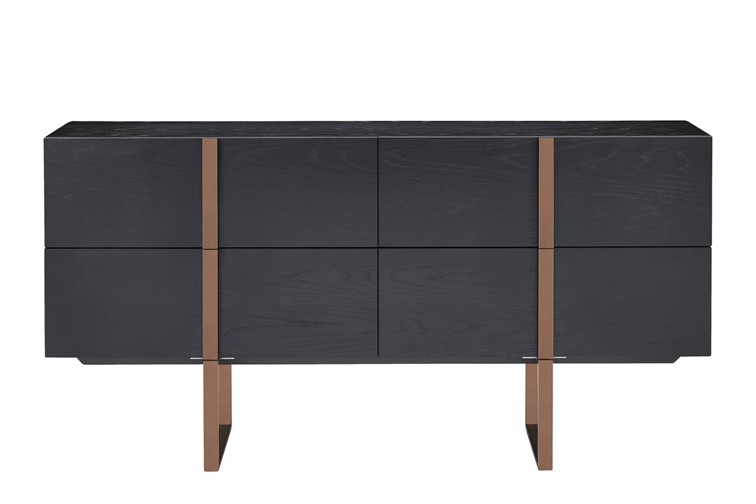 Komoda HUDSON H02 Czarny