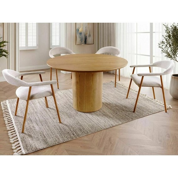 Stół RONDO Fi120cm Dąb