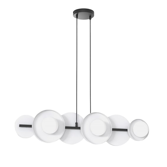 Lampa Wisząca MODEL 6 Czarny/Biały