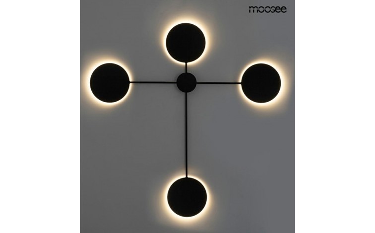 Lampa Ścienna SHADOW 4 Czarny