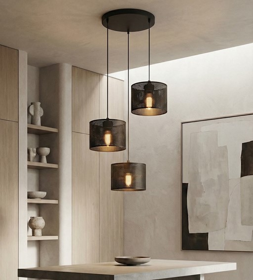 Lampa Wisząca LUX 3 PREM Czarny