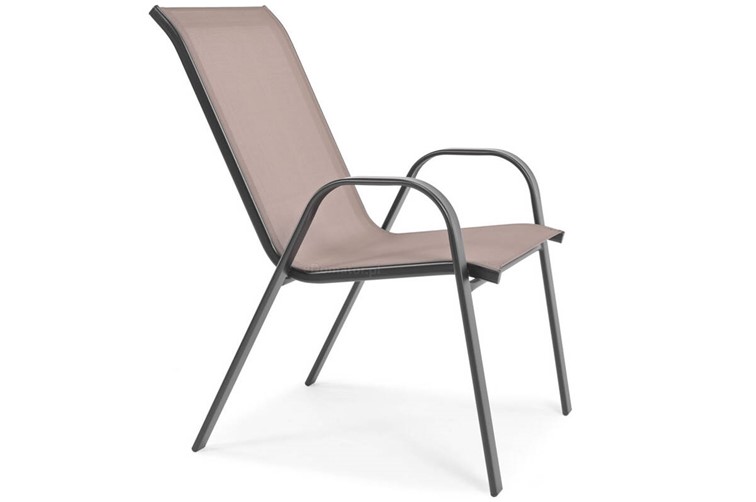 Krzesło Ogrodowe PORTO Brązowy