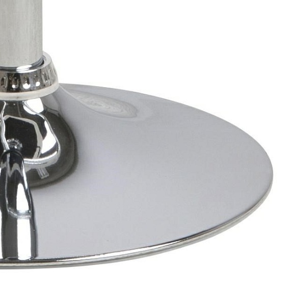 Stołek Barowy GRACE Biały/Czarny