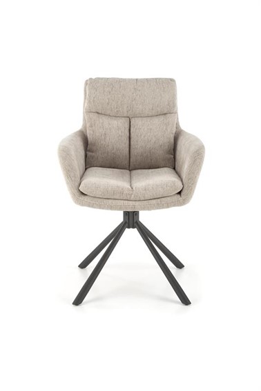 Krzesło K495 Czarny/Beżowy