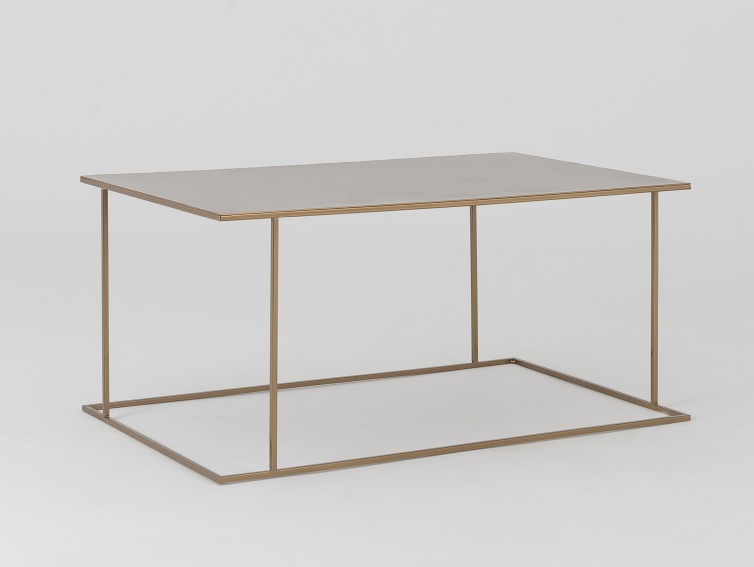 Stół Kawowy Walt Metal 100x60 Złoty