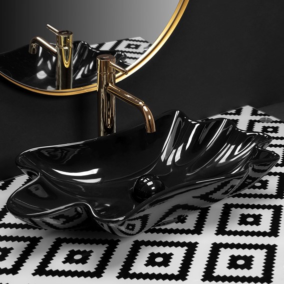 Umywalka Nablatowa Umywalka INFINITY Czarny