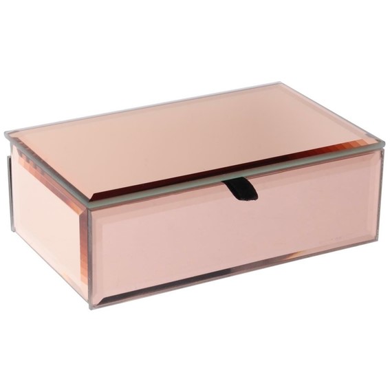 Szkatułka na Biżuterię Golden Rose Lustrzana