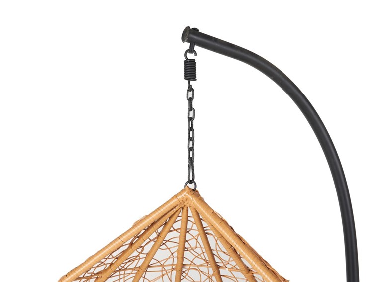 Zestaw 2 Foteli Ogrodowych F-03 L+XL Naturalny/Czarny