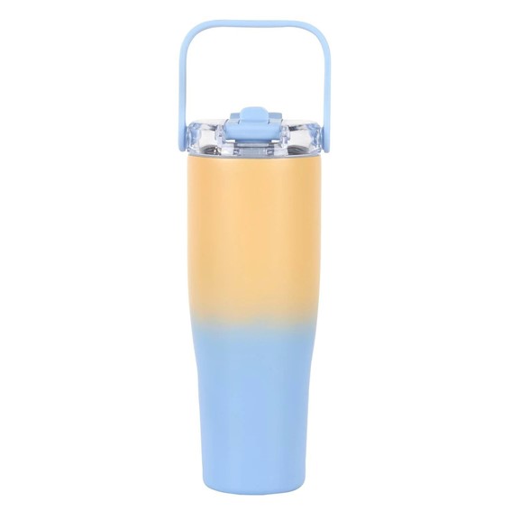 Kubek Termiczny NEW YORK 900 ml Niebieski/Żółty