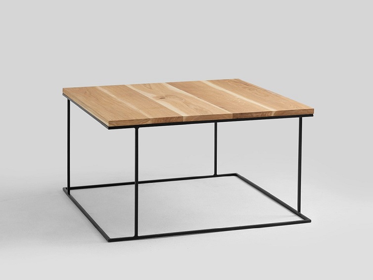 Stół kawowy WALT SOLID WOOD 100×100