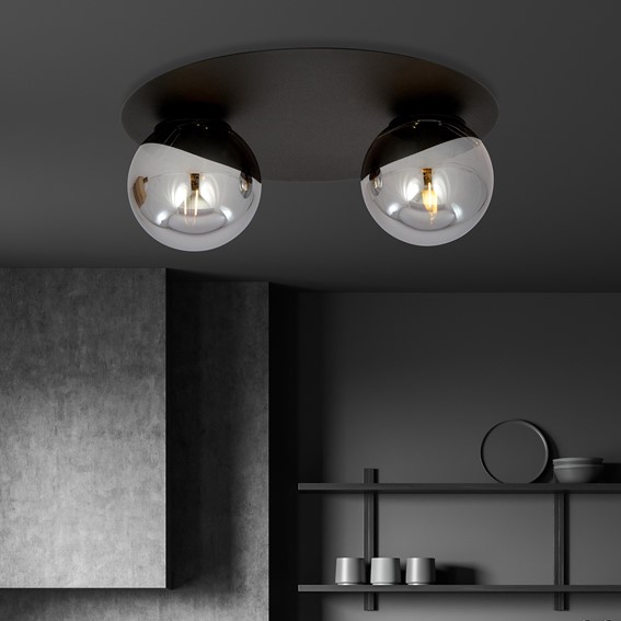 Lampa Sufitowa SOLAR 2 Czarny/Grafitowy