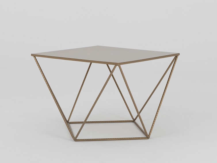 Stół Kawowy Daryl Metal 60x60 Złoty