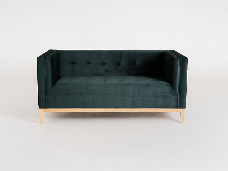 Sofa By-Tom 159x85x73 Avocado/Naturalny