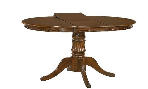 Stół Rozkładany WILLIAM (90-120)x90 Ciemny Orzech