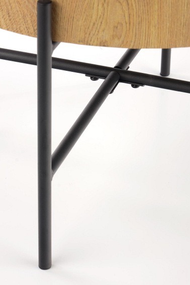 Ława BROOKLYN S fi45 Dąb/Czarny