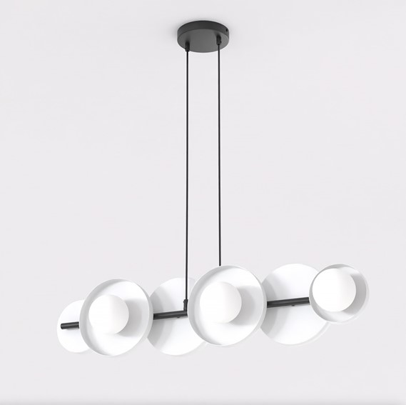 Lampa Wisząca MODEL 6 Czarny/Biały
