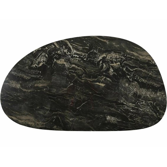 Ława BELLO A 120x80cm Czarny Połysk/Miedziany