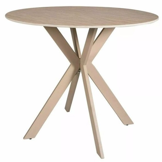 Stół TALIA Fi90cm Beż Mat/Kaszmir