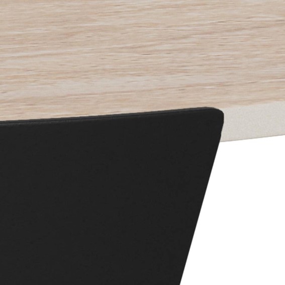 Stolik ALTEA fi80 Beżowy/Czarny