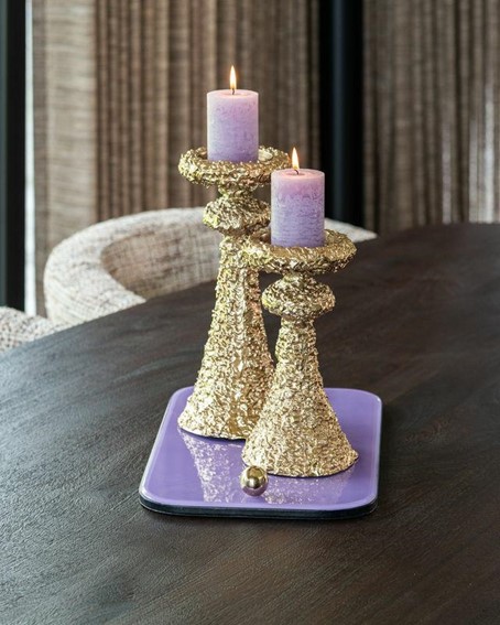 Świecznik JULY S Złoty