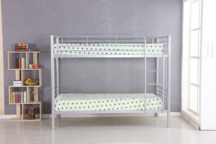 Łóżko Piętrowe BND006 Srebrny