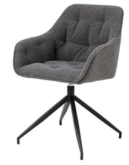 Krzesło Obrotowe BROOKE Monza Antracytowy
