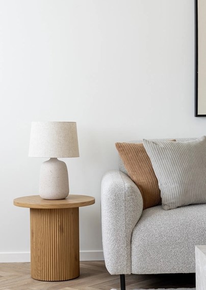 Stolik BOAVISTA Fi48cm Naturalny