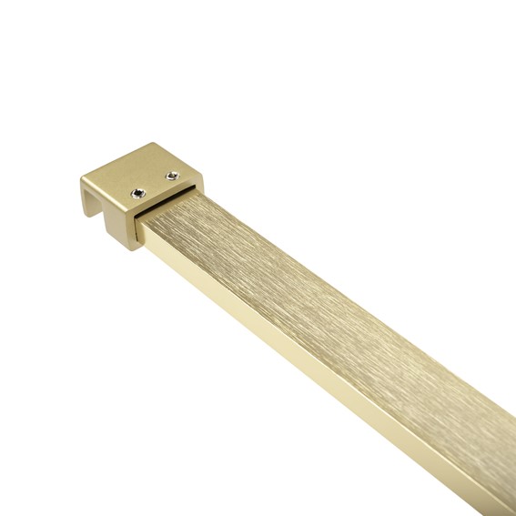 Ramię Do Szyby Prysznicowej 150cm Złoty Szczotkowany