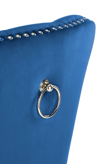 Krzesło MIYA Czarny/Granatowy