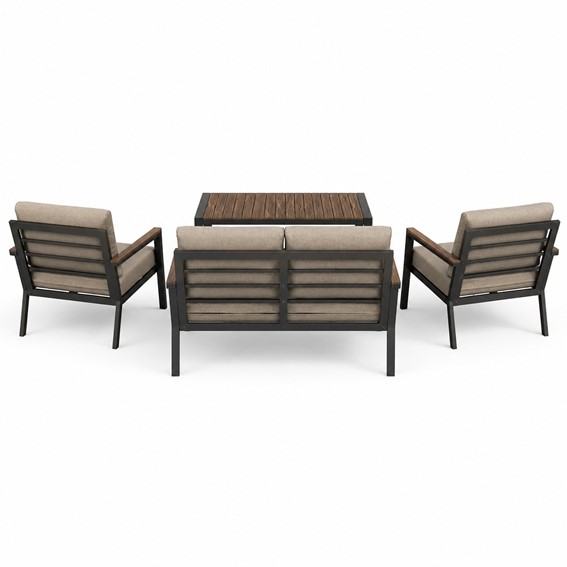 Zestaw Ogrodowy ALTIVO Pro 4-Osobowy Taupe