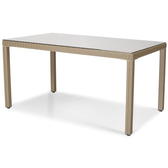 Stół Ogrodowy MALAGA 150X90x74 Beżowy