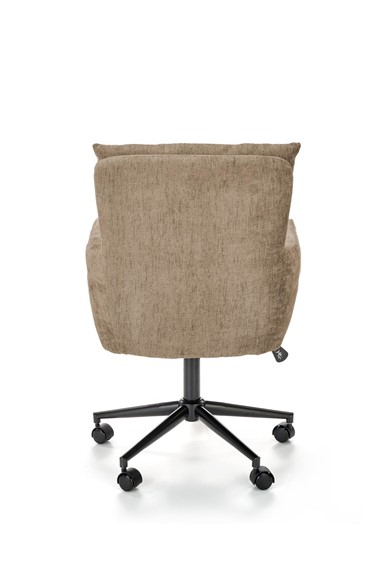 Fotel Obrotowy FLORES Jasny Brąz