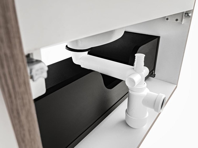 Syfon Umywalkowy PRELOC 400 Srebrny