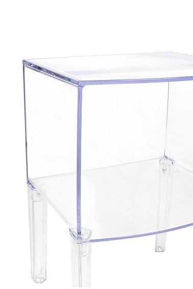 Stolik VISION 34x40 Transparentny/Poliwęglan