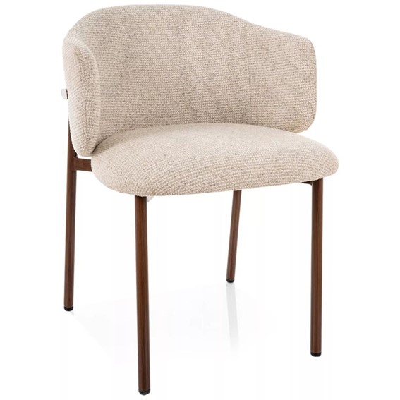 Krzesło OSAKA D Jasny Beż/Orzech