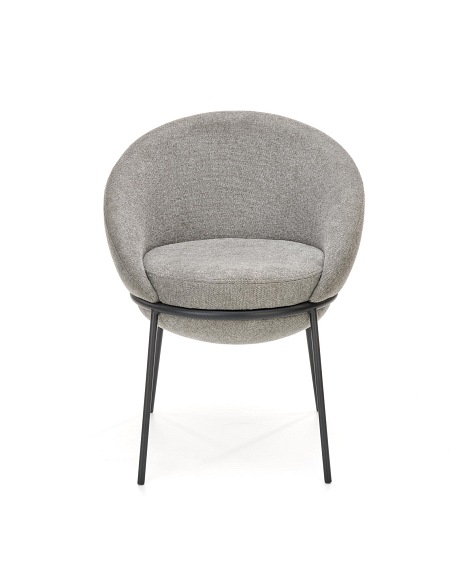 Krzesło K482 Czarny/Popiel