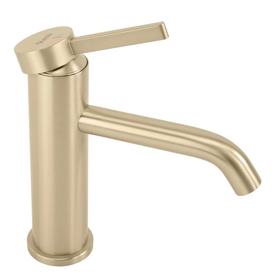 Bateria Umywalkowa RIVO Złoty Szczotkowany