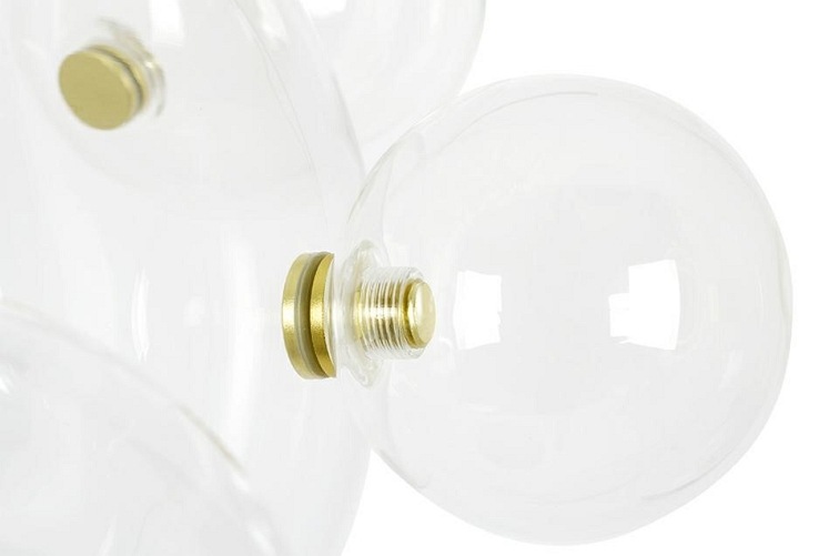 Lampa wisząca CAPRI DISC 3 Złota