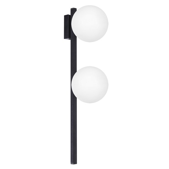 Kinkiet KORFU K-5463 Czarny/Biały