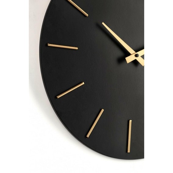 Zegar Ścienny TIMELINE 40 Czarny