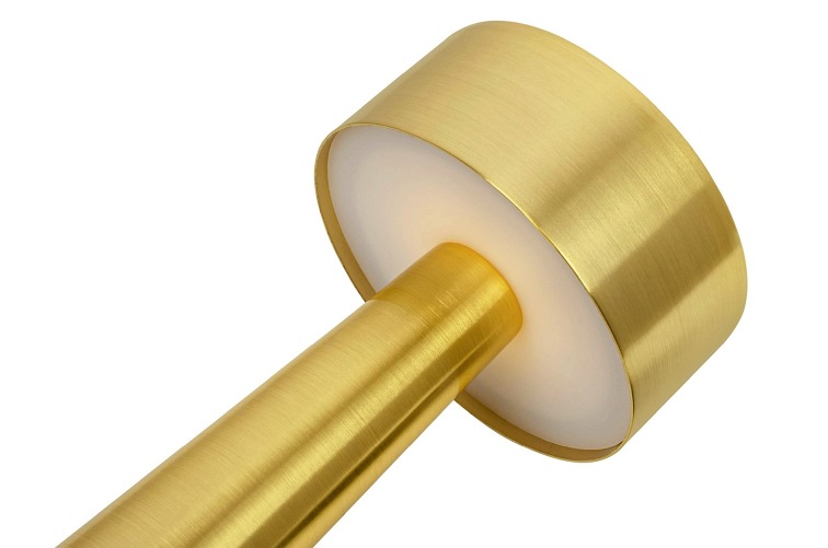 Lampa Biurkowa Lee 9x9x21 Złoty