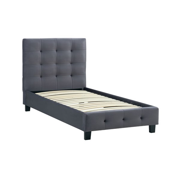 Łóżko Tapicerowane LT4-FX 90x200 Szary