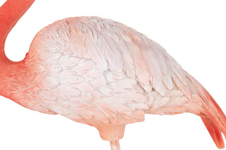 Dekoracja Stojąca Flamingo Road 16x34x75 Różowy