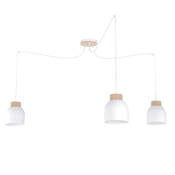 Lampa Wisząca KRU 3 Biały