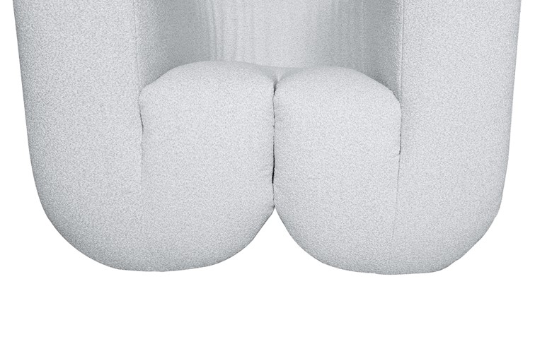 Fotel NUA N88-100-1 Jasnoszary