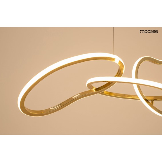 Lampa Wisząca JAZZ 5 Złoty/Biały