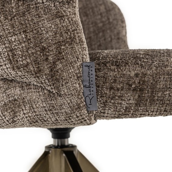 Krzesło Obrotowe ZENDAYA Brązowe