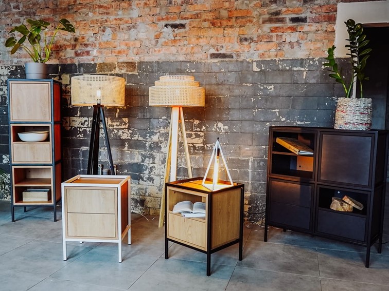 Regał SKAP BLACK 1R1 SHELF Czarny