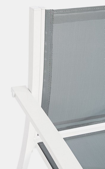 Zestaw Ogrodowych AURI Biały/Szary