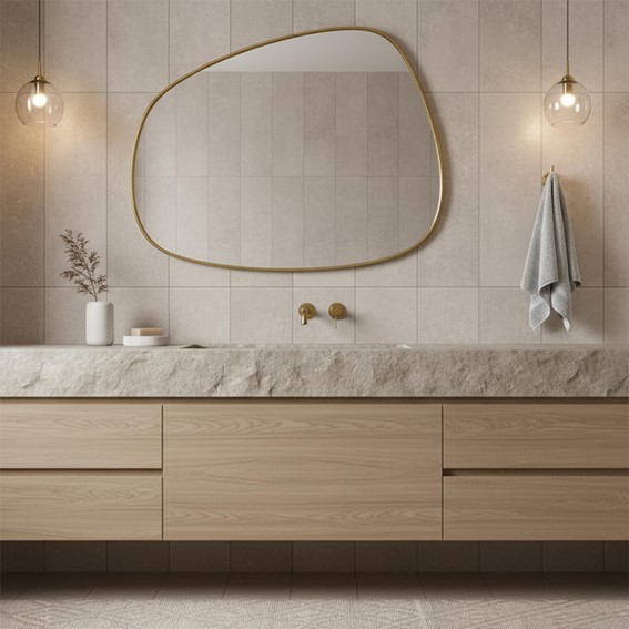 Wieszak Łazienkowy TOMI 5805 Złoty Szczotkowany